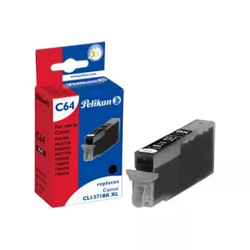 Pelikan bläckpatron för Canon CLI-571BK XL svart high yield 11,5 ml