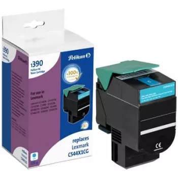 Pelikan toner för Lexmark C544X1CG cyan