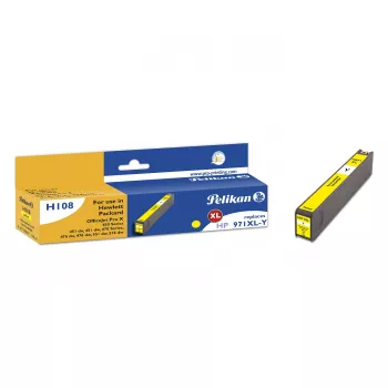 Pelikan kompatibel bläckpatron för HP CN628AE (gul, high yield) – 107-serien