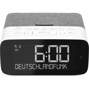 TechniSat DigitRadio 52 ASA DAB+/UKV Bluetooth-radio grå/vit
