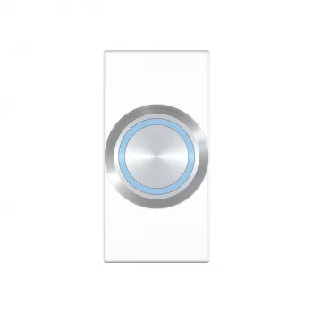 Kindermann Konnect flex 45 click tryckknapp LED vit