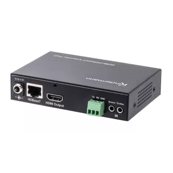 Kindermann HDMI-HDBT-extender - video, ljud, infrarött och seriell förlängning
