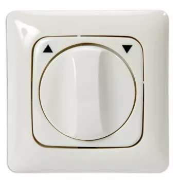 Kindermann vridtryckknapp LW/DL - Alpine White
