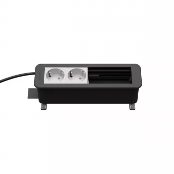 Kindermann CP Office Desk 4-Fold 2x Power Outlet bordsmodul