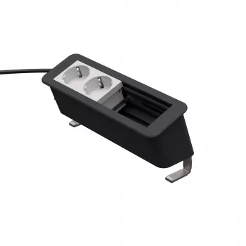 Kindermann CP Office Desk 4-Fold 2x Power Outlet bordsmodul