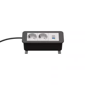 Kindermann CP Office Desk 3f 2xStr 1xUSBPD (7550000132)