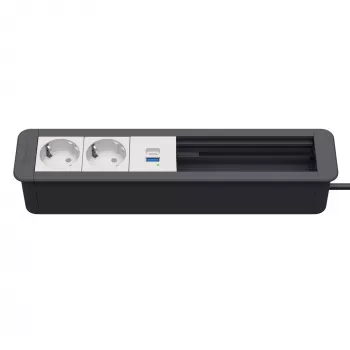 Kindermann CP Office Frame 6f 2x uttag 1x USB PD (7551000332)