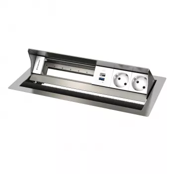 Kindermann CablePort Standard² VA 6f 2x uttag 1x USB