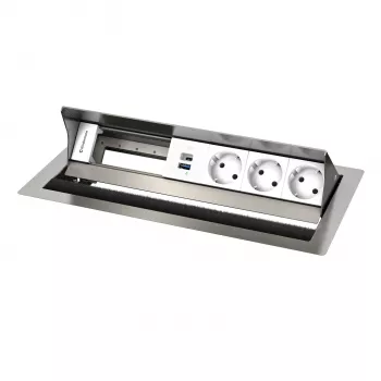 Kindermann CP Standard² VA 6f. 3xStr, 1xUSB bordsanslutningspanel