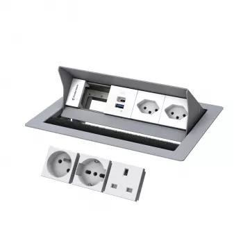 Kindermann CP Standard² 4-fack 2x Schuko/USB INT 7492IN1172