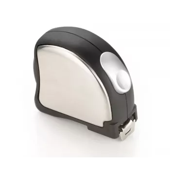 TROIKA ACCURATE mini-måttband 2 m/6 ft nyckelring krom