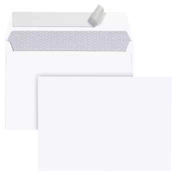 Bong TopSTAR kuvert DIN C6 utan fönster vit 250-pack
