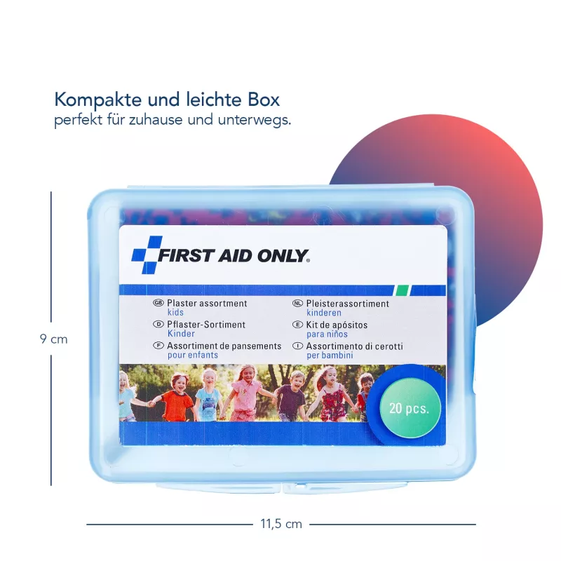 First Aid Only 20 plåster barn P-10032 sortiment