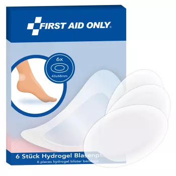 First Aid Only blåsplåster P-10070 transparent 6,8 x 4,3 cm 6 st