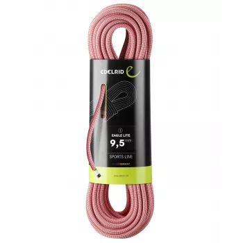 Edelrid Eagle Lite 9,5 mm 70 m klätterrep - röd