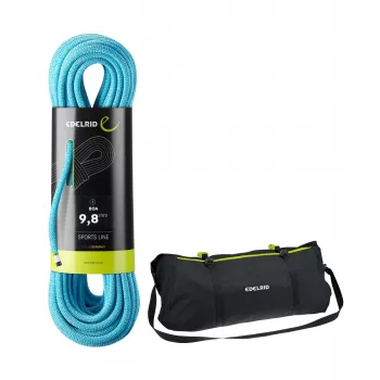 EDELRID Boa rep 9,8 mm 50 m med repsäck