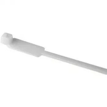 HellermannTyton 111-85019 T-serie buntband, polyamid 6.6, transparent, 203 mm längd, 4,6 mm bredd, 1,2 mm tjocklek, 100-pack