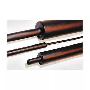 HellermannTyton krympslang av polyolefin, strålningsförnätad, 12/3 mm, svart, 1 m (TREDUX-MA47-12/3 PO-X BK 6)