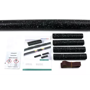 HellermannTyton värmekrymp-anslutningsset LVK 5x1.5-16 PO-X BK, 1 set (380-04006)
