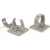 HellermannTyton CTCC-IWS17-MB43-PA66/6HIRHS-GY korrugerat rör-hållare, klisterbas, 17 mm, grå