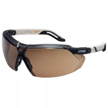UVEX i-5 CBR23 skyddsglasögon vit/svart (9183223)