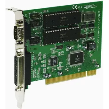 Synergy21 ALL1085 PCI parallell-/serieadapterkort - 1x parallell DB25 + 2x seriell DB9