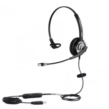 ALLNET 8805-8.1MS - headset - huvudbygel - kontor/callcenter - svart - monofon - kabelanslutet