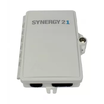 Synergy 21 FTTH väggmonterat kapsling IP65 1 ingång / 2 utgångar