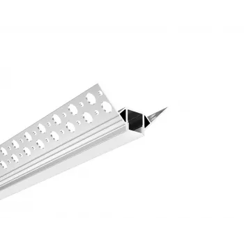 SYNERGY21 LED U-Profile 200 cm ALU070-R Plasterboard Corner Profile