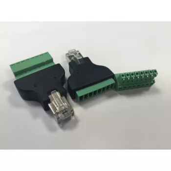 ALLNET STT-RJ45 RJ45-kontakt oskärmad Cat.6 fältkonfektionerbar för KEFA Phoenix