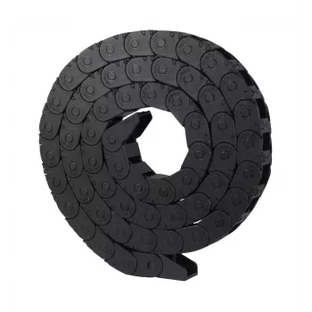ALLNET 4duino 3D Towlines kabeldragkedja 10mm x 10mm invändigt mått, 1m, svart, snabblås (ALLTow12mm)