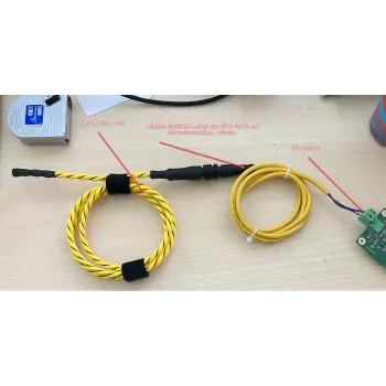 ALLNET ALL445X läckagedetekteringskabel 10m + 2m anslutningskabel