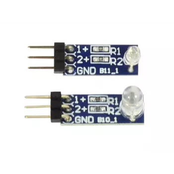 ALLNET 4duino tvåfärgad LED-modul (röd/grön) – 5mm bi-color digital LED för Arduino, Raspberry Pi