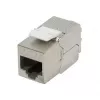 Synergy 21 keystone-modul TP-uttag RJ45 CAT6A 500MHz Slim-line/Short