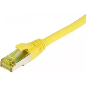 SYNERGY21 patchkabel RJ45 CAT6A 500MHz 7,5 m gul S/FTP TPE/LSZH Ultraflex AWG26 med CAT7-råkabel