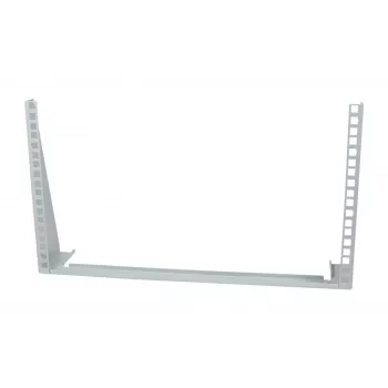 ALLNET SMW-serie 19 inch väggskåp 4U 276 mm djup ljusgrå (RAL 7035) med säkerhetsglasdörr