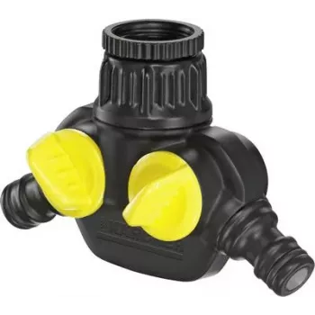 Kärcher 45° knutkoppling 1/2 inch för Rain System - svart/gul (2.645-199.0)
