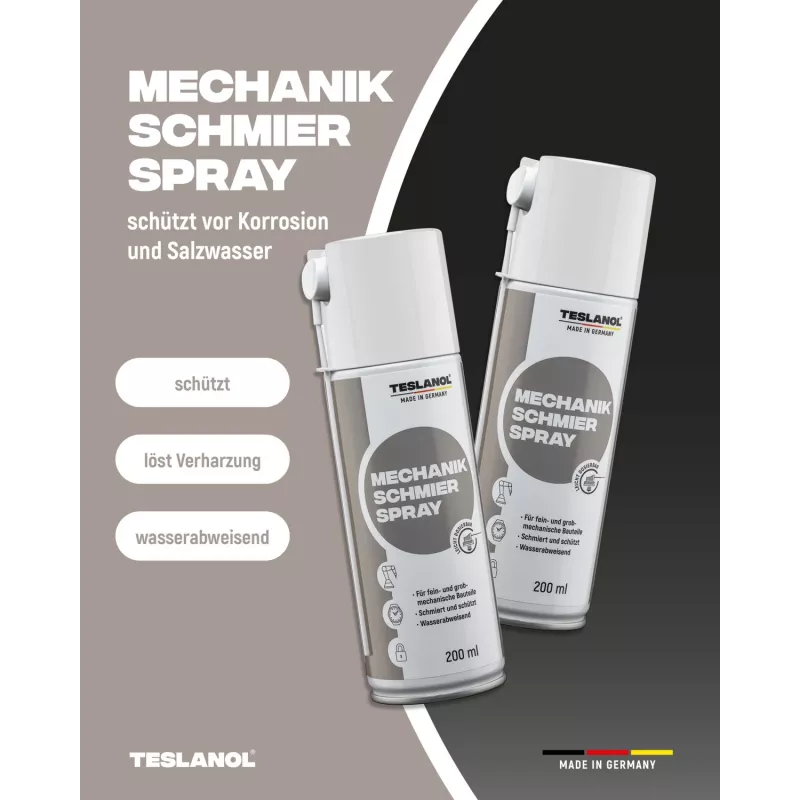 Teslanol mekanisk smörjspray 200 ml