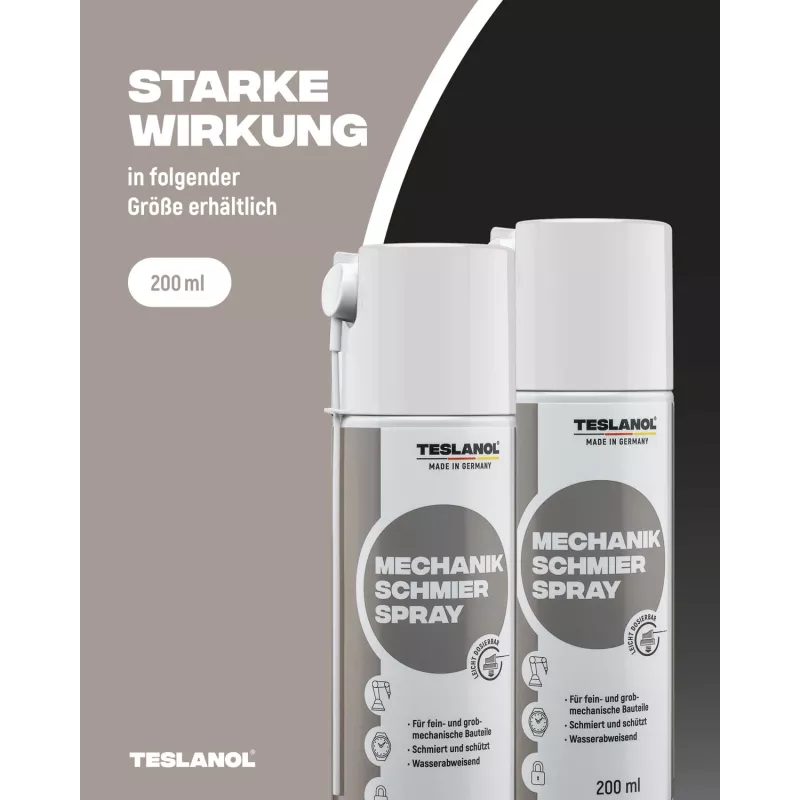 Teslanol mekanisk smörjspray 200 ml