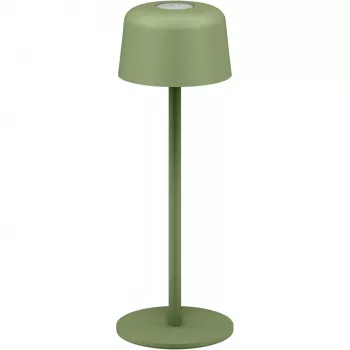 Goobay trådlös LED-bordslampa, storlek S, 25 cm, grön