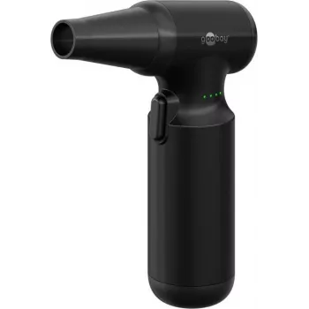 Goobay Air Duster Advanced svart – rengöringsset inkl. 8 munstycken och 3 borstar 110 (77830)