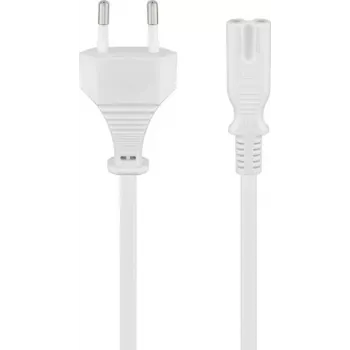 Goobay NK 104 W nätkabel 5 m vit