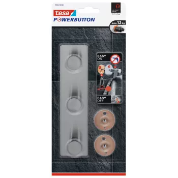 Tesa Powerbutton Classic hake list rostfritt stål (59334-00000-01)