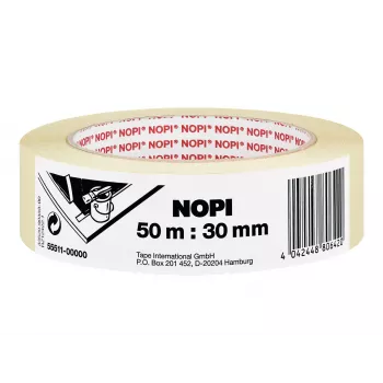 Tesa NOPI precisionsmålartejp 50 m x 30 mm gul/creme