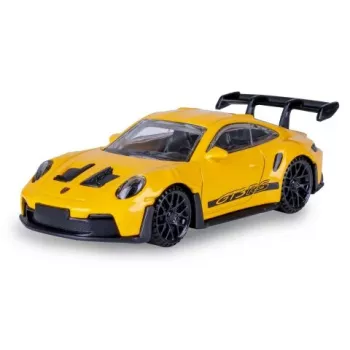 JAMARA Porsche 911 GT3 RS 1:43 gul diecast-modellbil (402238)