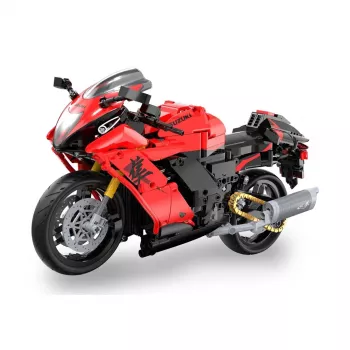 JAMARA CaDA Suzuki Hayabusa 1:6 rött byggkloss-set