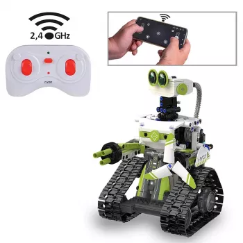 JAMARA CaDA I.Bot Code Robot 1:12 2,4 GHz byggkloss-robotkit (570 klossar)