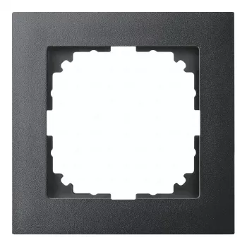 Merten M-Pure ram 1-fack, svart matt, MEG4010-3603