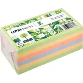 UPM Notes självhäftande lappar 5855-76PG-6 Spring Sticky Notes 125x75mm 100 blad 6 block blandade färger