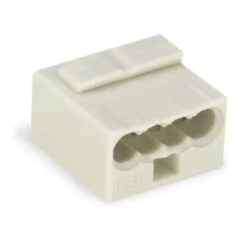 WAGO 243-304 Serie 243 4-ledare mikrokontakt, 100 st, ljusgrå